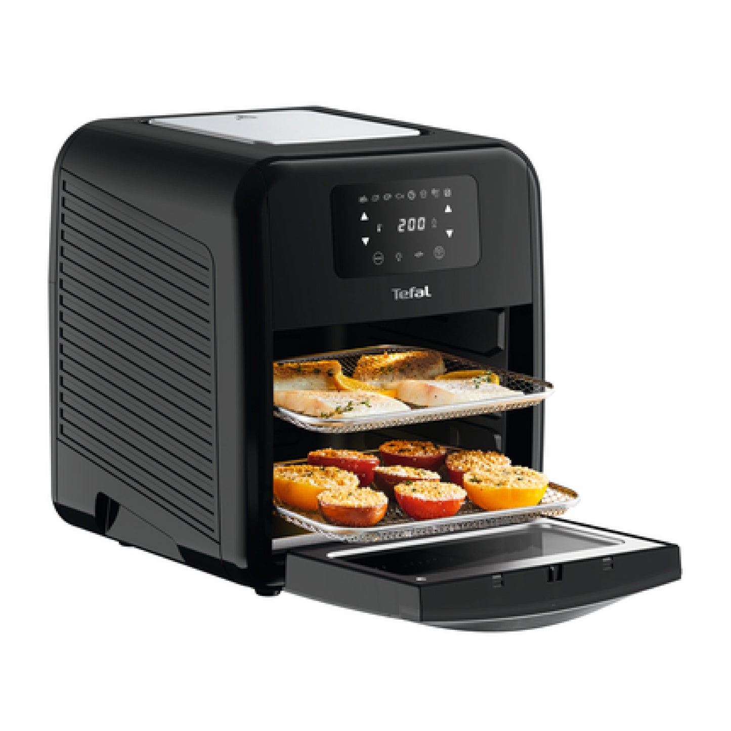 Tefal easy Fry 9in1 FW501827 Air Fryer Oven - 1.6kg Black فرن قلاية بدون زيت ١١ لتر ،  9 في 1 ، 2000 وات