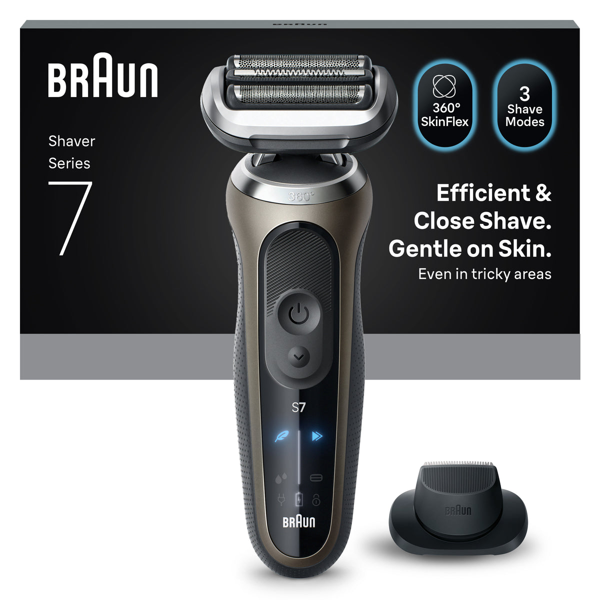 Braun Series 7 72-C1200s Wet & Dry Electric Shaver