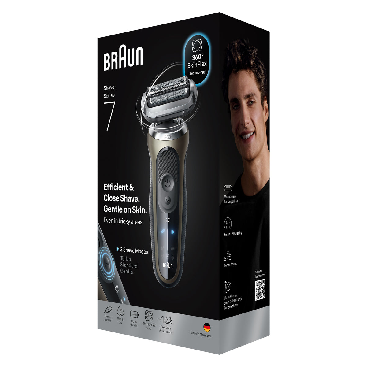 Braun Series 7 72-C1200s Wet & Dry Electric Shaver