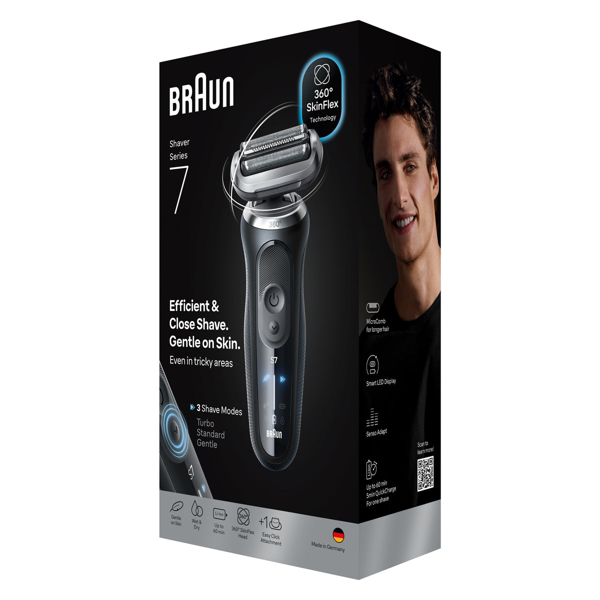 Braun Series 7 72-N4200cs Wet & Dry Electric Shaver with Charging Stand