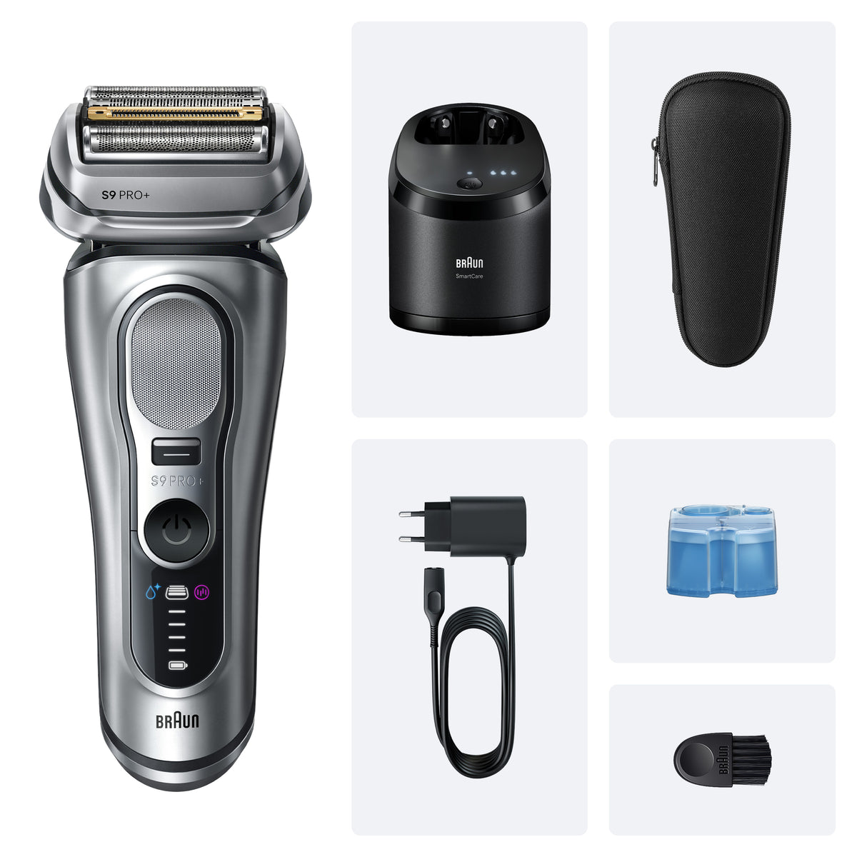 Braun Series 9 Pro+ 9667cc Wet & Dry Electric Shaver with SmartCare Center